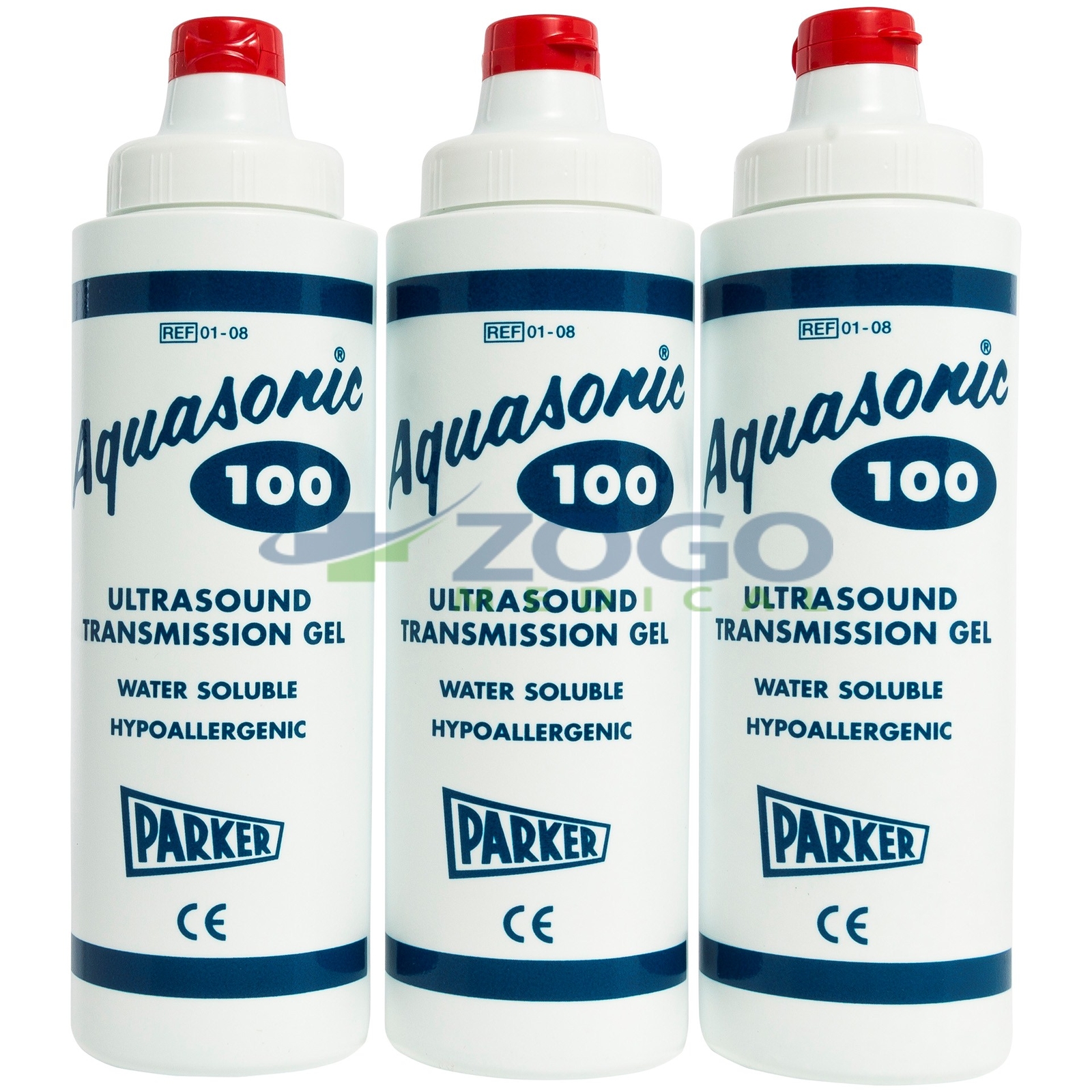 Aquasonic 100 Ultrasound Gel – 8.5 Ounce Tube – Pack of 3