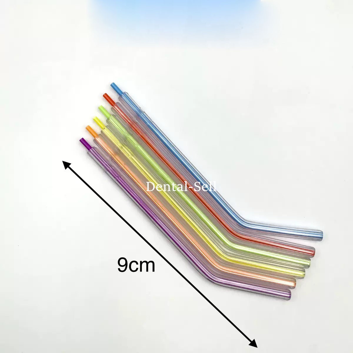 250/PK Dental Disposable 3 Way Air Water Syringe Spray Nozzles Tube Tips Rainbow