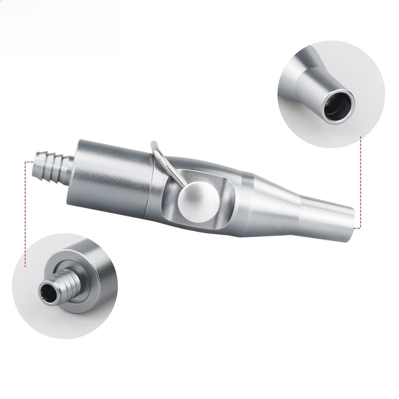 Dental Valve Oral Saliva Ejector Suction Short Strong Weak Handpiece Tip Adaptor