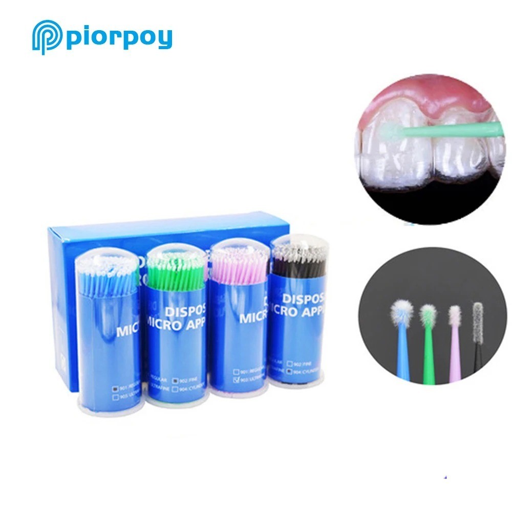 400 Microbrush Micro Brush Applicator Tips Regular, Fine, Super Fine Dental
