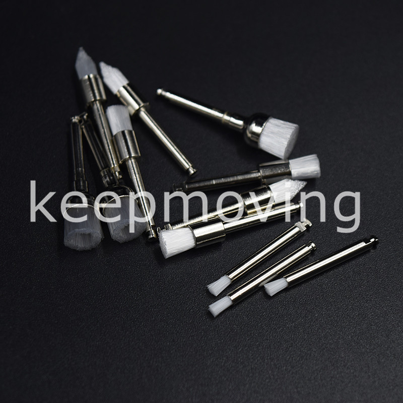 100x Disposable Dental Prophy Brush Cup Polishing Polisher 7 Types Flat Tapered