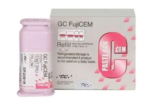 Dental GC FujiCEM Radiopaque Reinforced GIC Luting Cement 13.3g Cartridge Paste