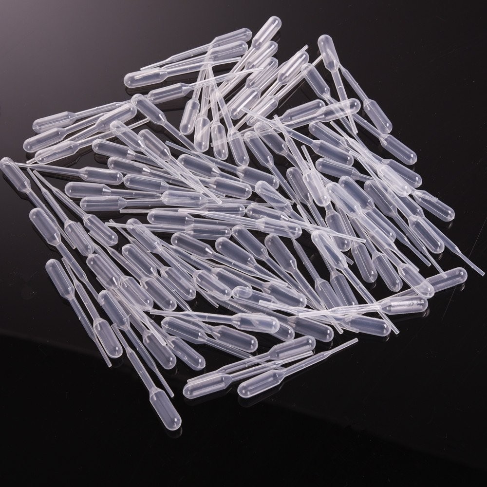 200 Pieces 0.2 ml Capacity Disposable Graduated Transfer Pipettes Dropper Polyet