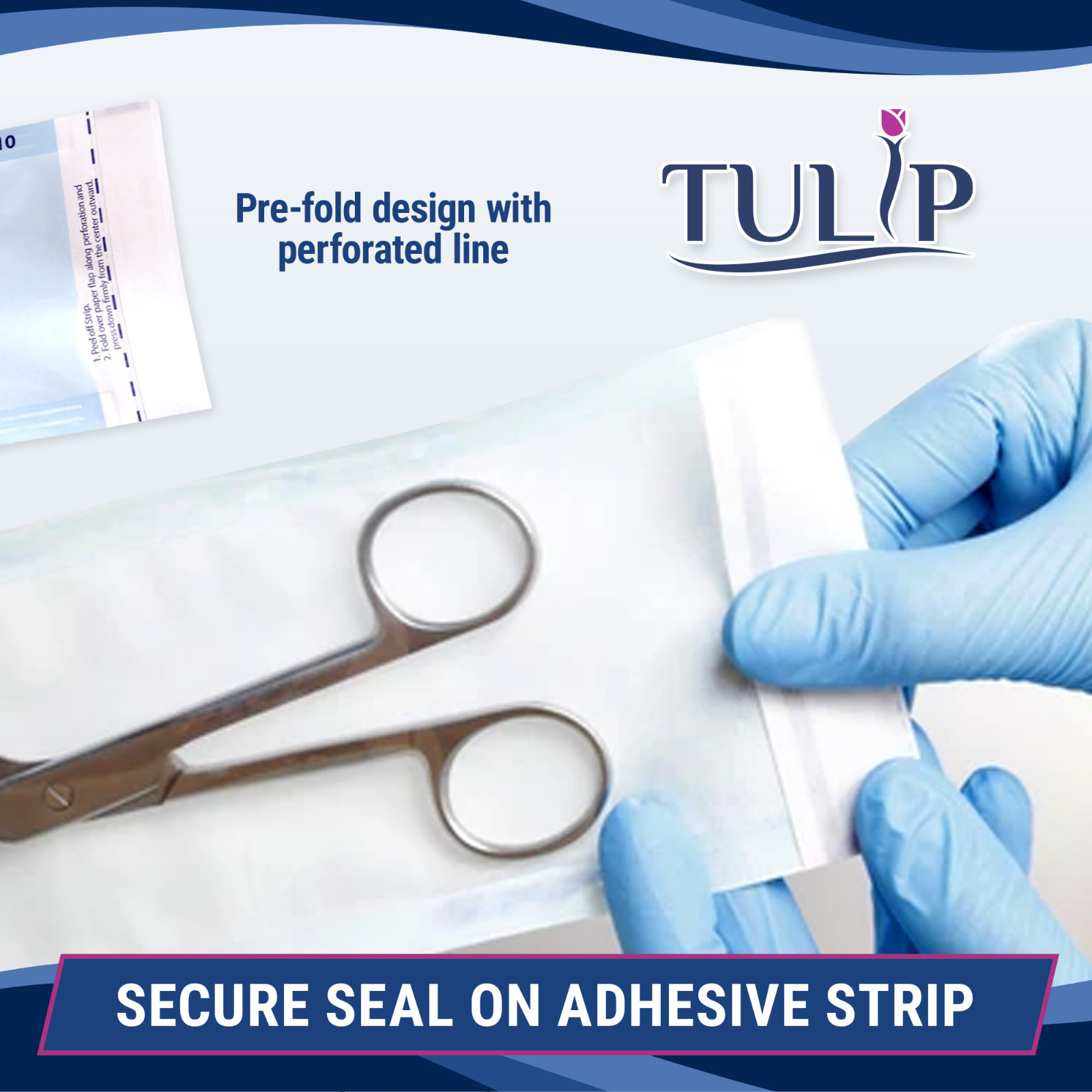 400 Sterilization Pouches 3.5″ x 10″, Nail Bags for Sterilizer Sterile Autoclave