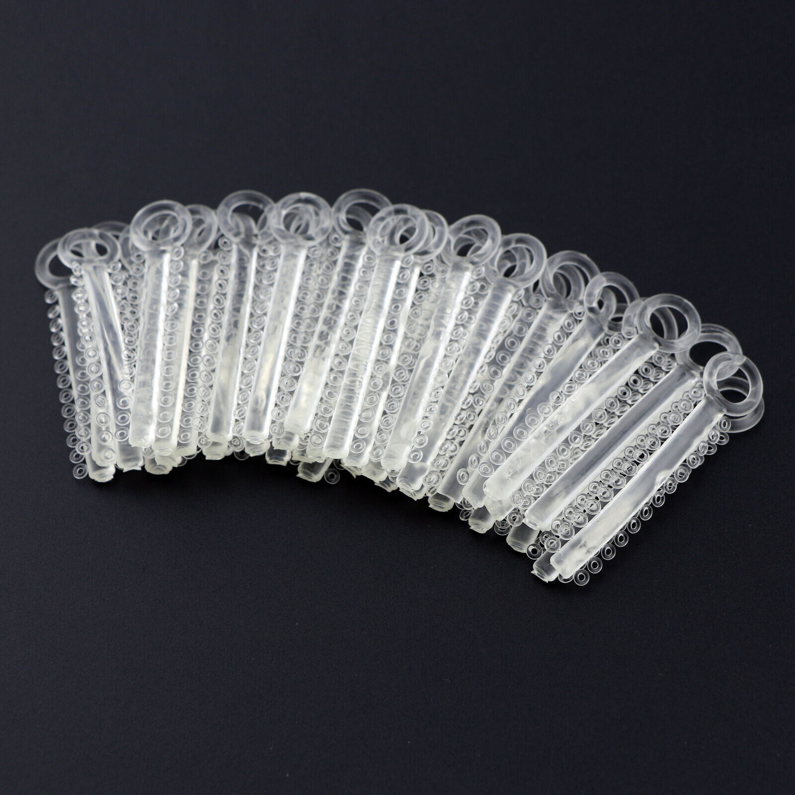 1040pcs Dental Orthodontic Ligature Ties Braces Elastic Rubber Bands Mixed Color