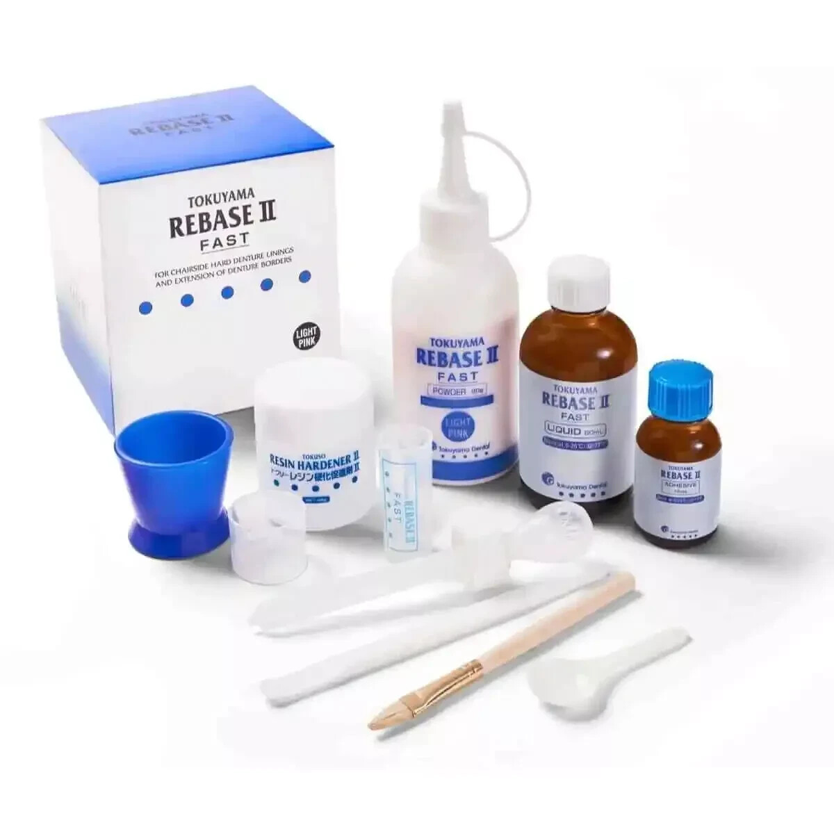TOKUYAMA REBASE II KIT- Chairside Hard Denture Reline Material Long Expiry