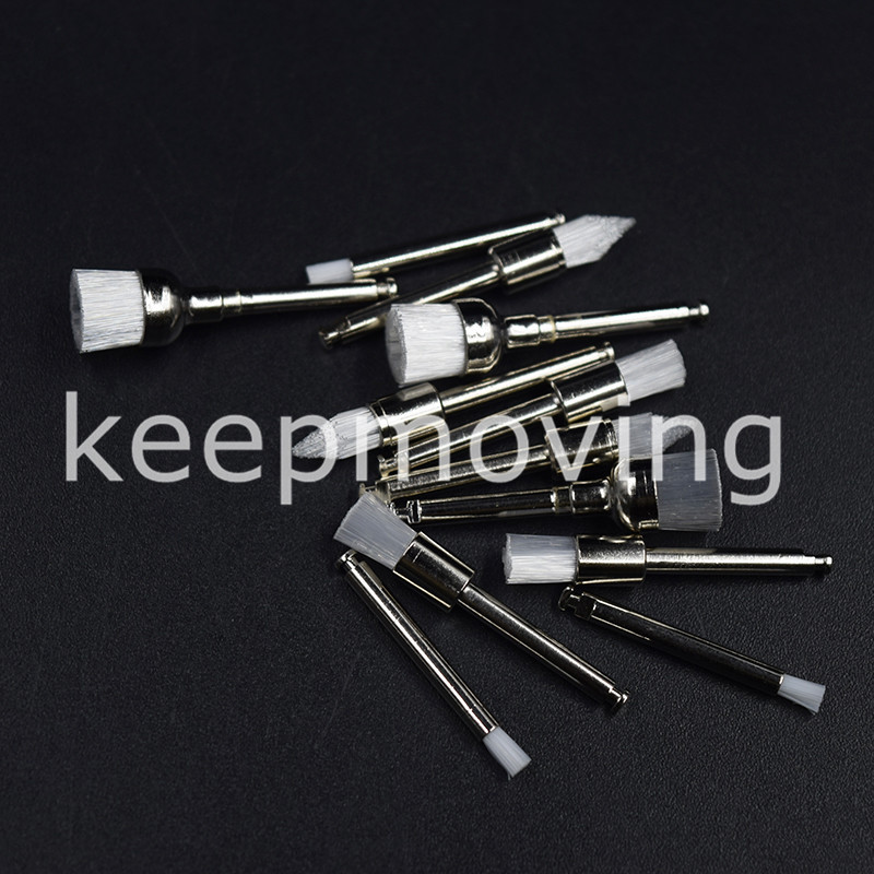 100x Disposable Dental Prophy Brush Cup Polishing Polisher 7 Types Flat Tapered