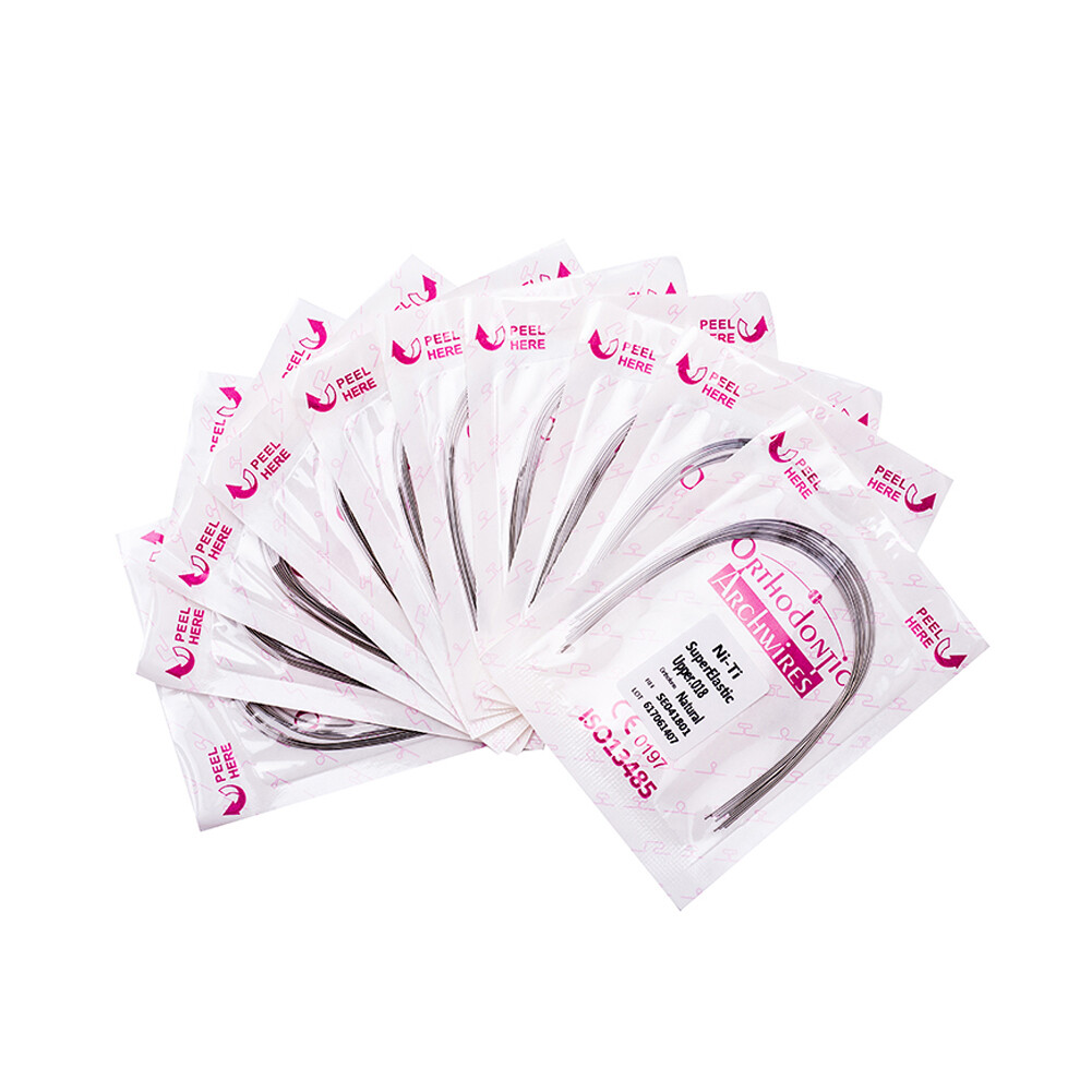 Super Elastic Niti Round Arch Wires Dental Ortho U/L Archwire Orthodontic Braces