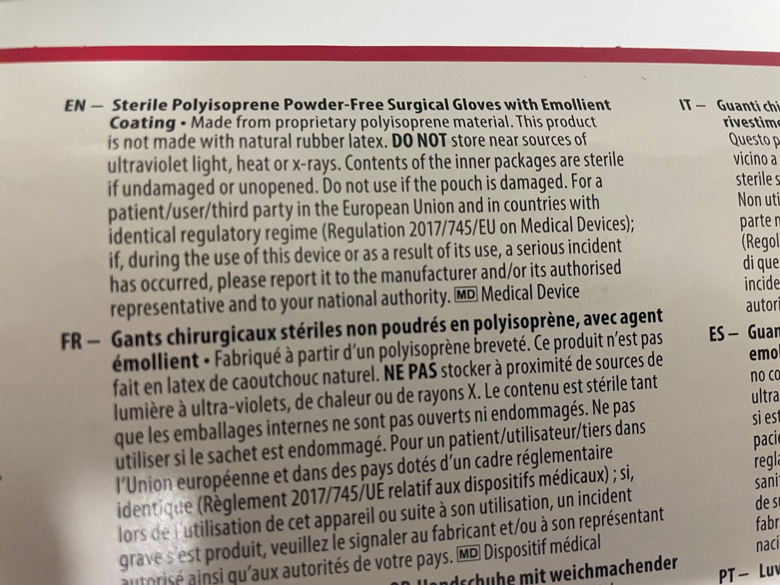50 / 200 – Protexis PI Blue with Neu-Thera Surgical Gloves Size 8.5 Exp Jul 2025