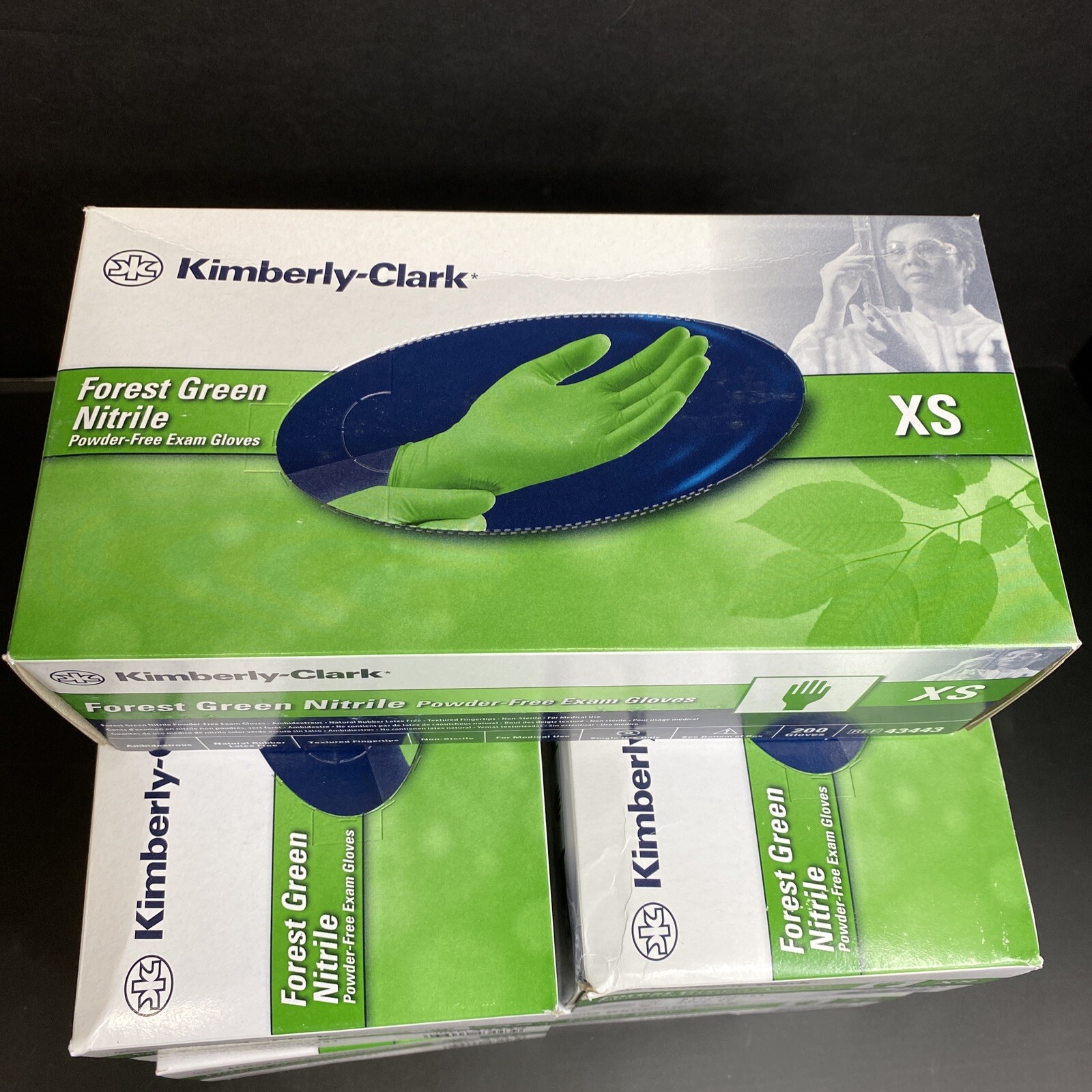 Kimberly-Clark Nitrile Gloves Extra Small 5 Boxes with 200 Gloves Each