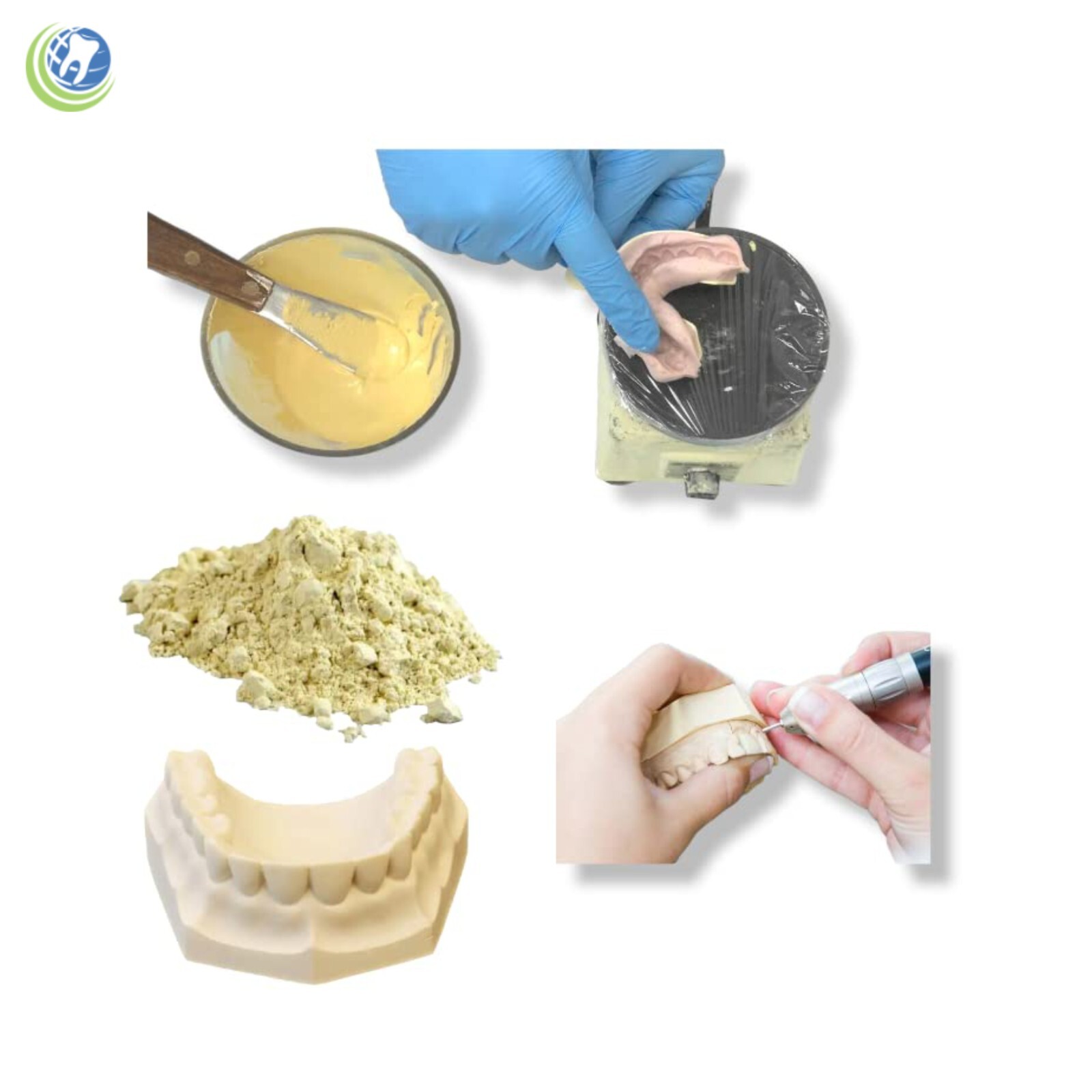 Yeso Piedra Amarillo Tipo III Para Todo Tipo de Uso Dental 5 Libras