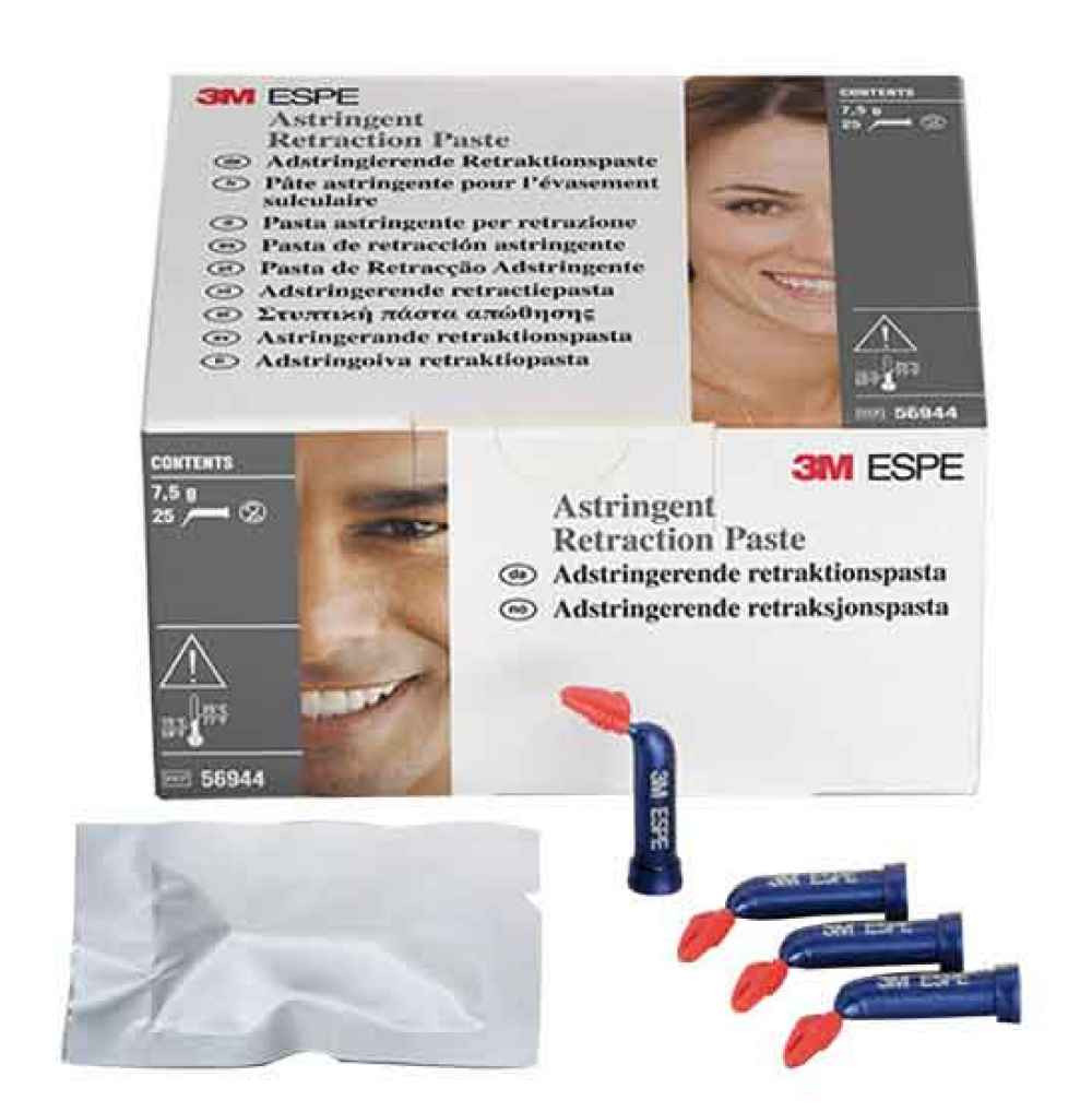 10 X 3M ESPE Astrigent Gingival Retraction capules refill pack of 25 cap
