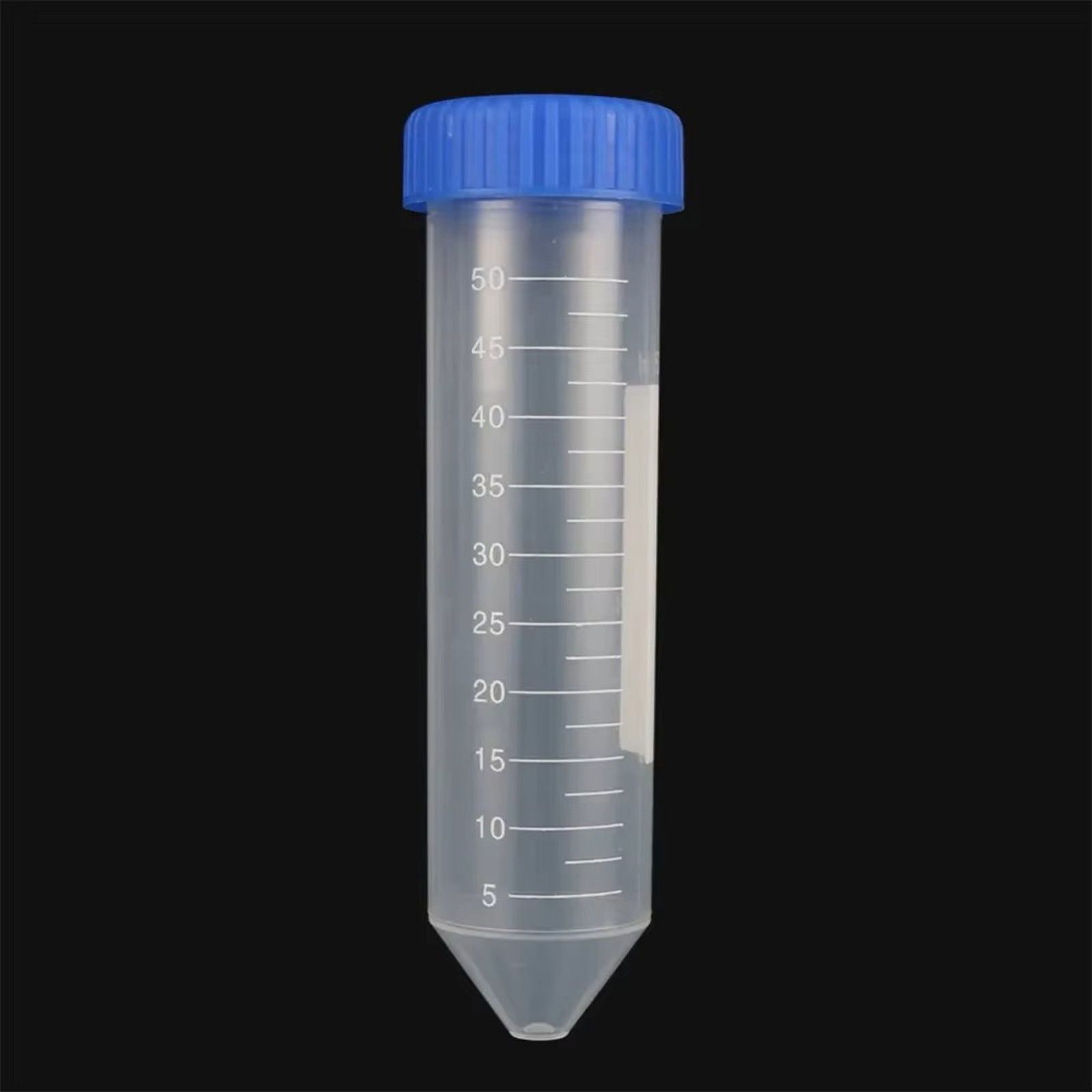 10PCS 50ml Centrifuge Tubes Screw Cap Flat/Round/Pointed Bottom Plastic