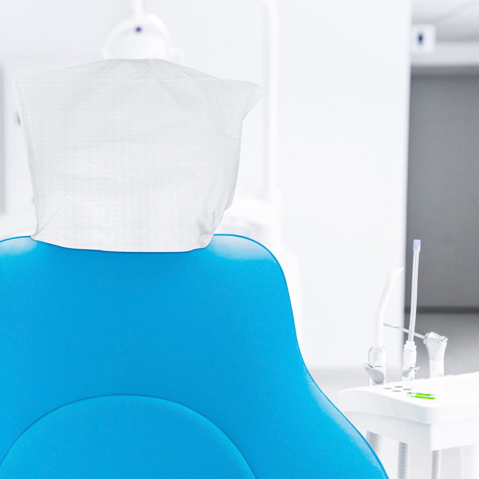 JMU Dental Headrest Cover Plastic/Paper Headrest Sleeves Protector, 250-500pcs
