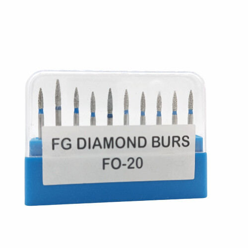 Dental FG Diamond Burs for High Speed Handpiece Friction Grip 5pcs/pack