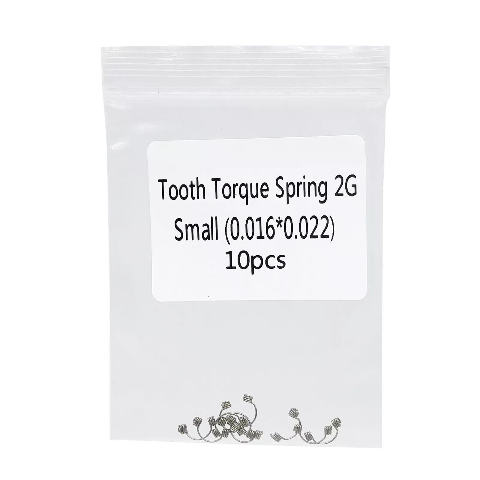 10Pcs/Bag Dental Orthodontic Anterior Teeth Spring Rectangular Arch Wire Springs