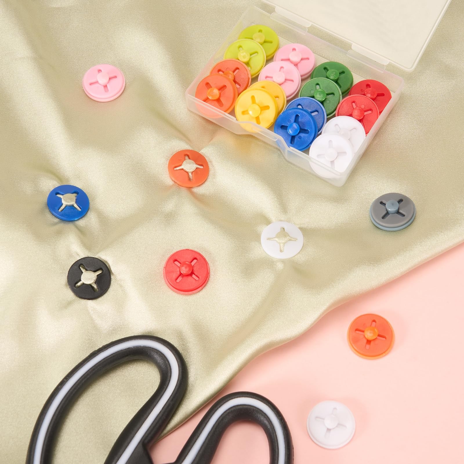 Darlingao Running Bib Clips, 20Pcs Race Holder, Number Colorful