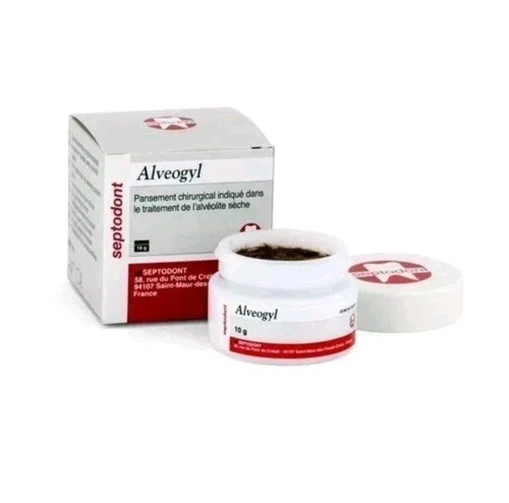 Alveogyl Paste Dry Socket Treatment Dental Material 10gm by Septodont FREE SHIP