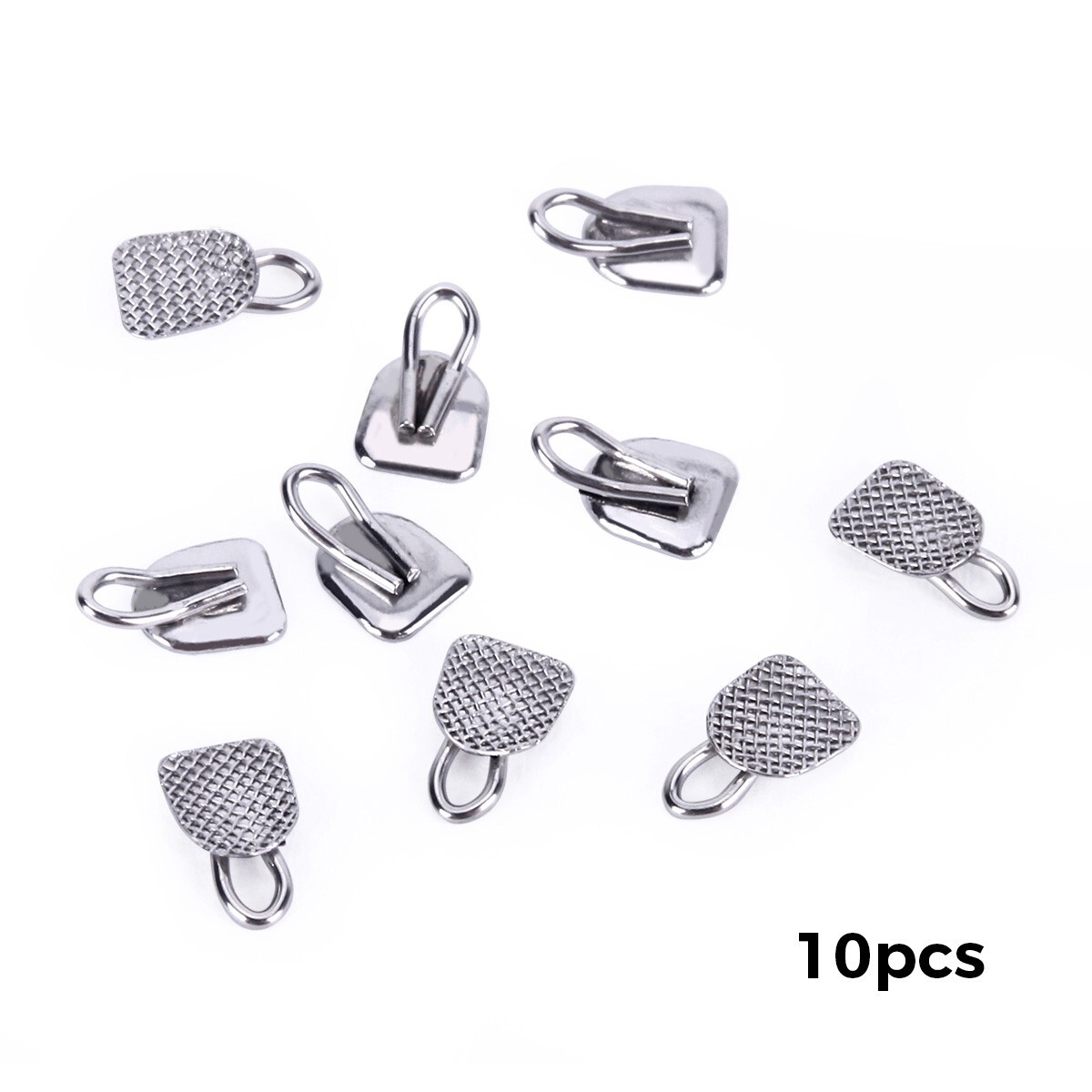 AZDENT Dental Orthodontic Lingual Buttons Bondable Round /Rectangular Base