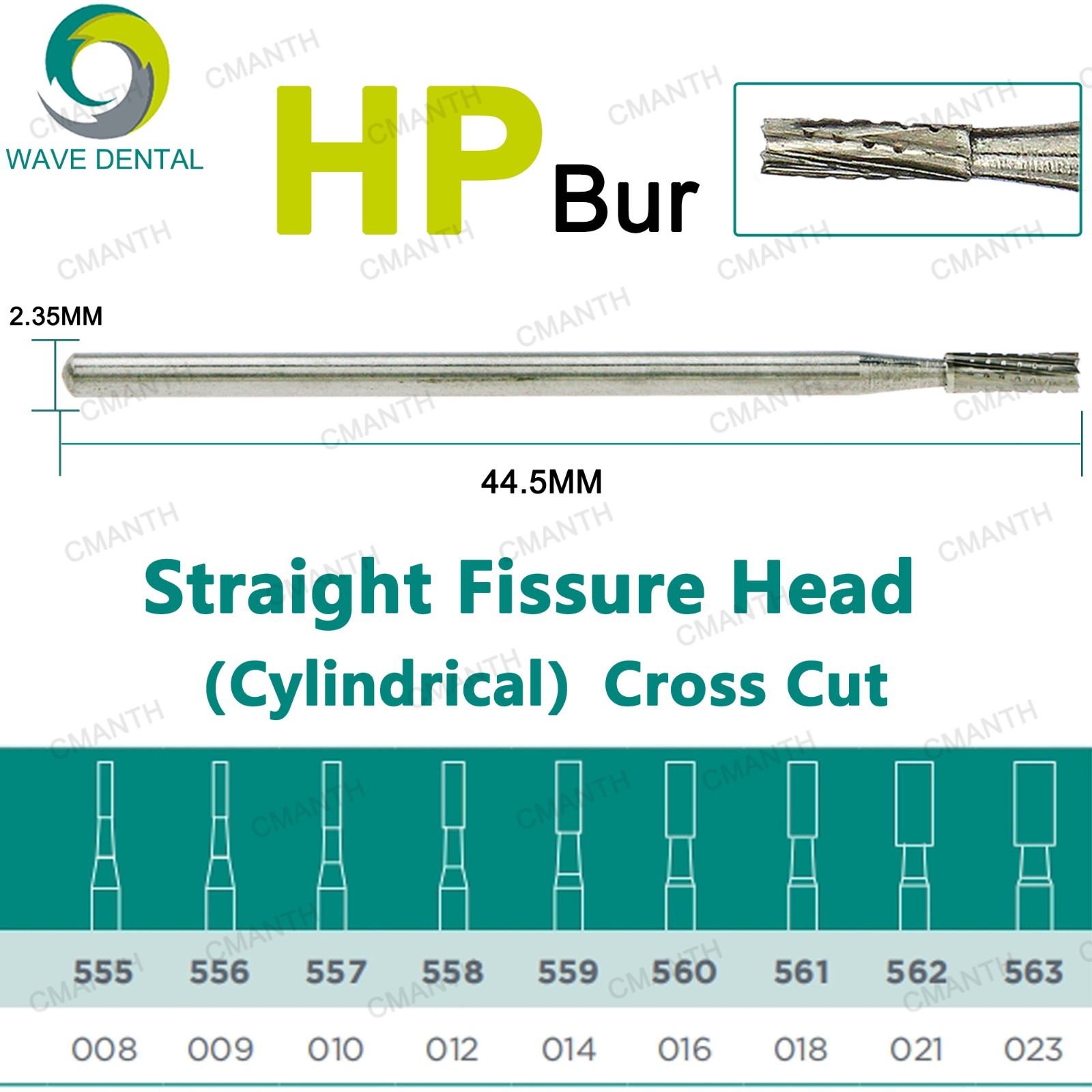 WAVE Dental Burs Tungsten Carbide Surgical Burs HP RA For Slow Speed Handpiece