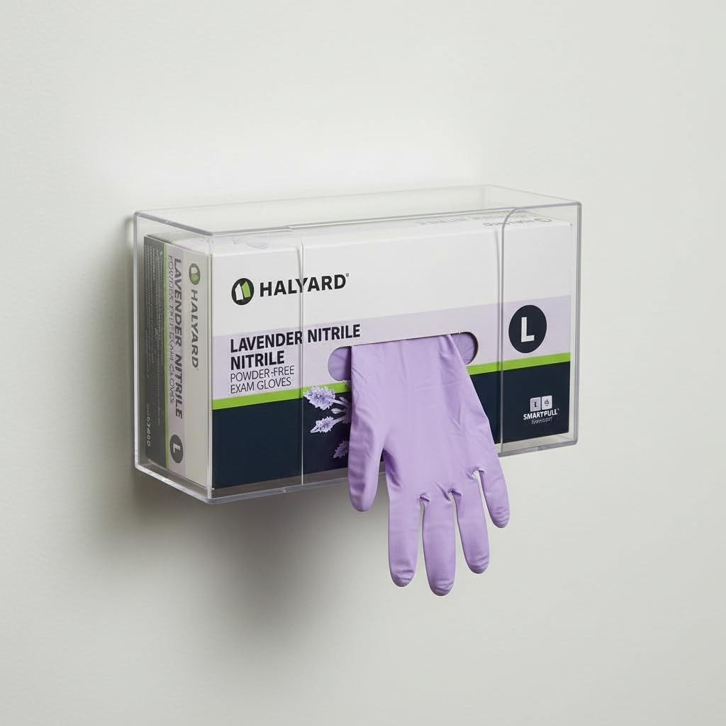 Azar 255631 Acrylic Gloves Box Dispenser Holder Wall Mount – Glove & Facial