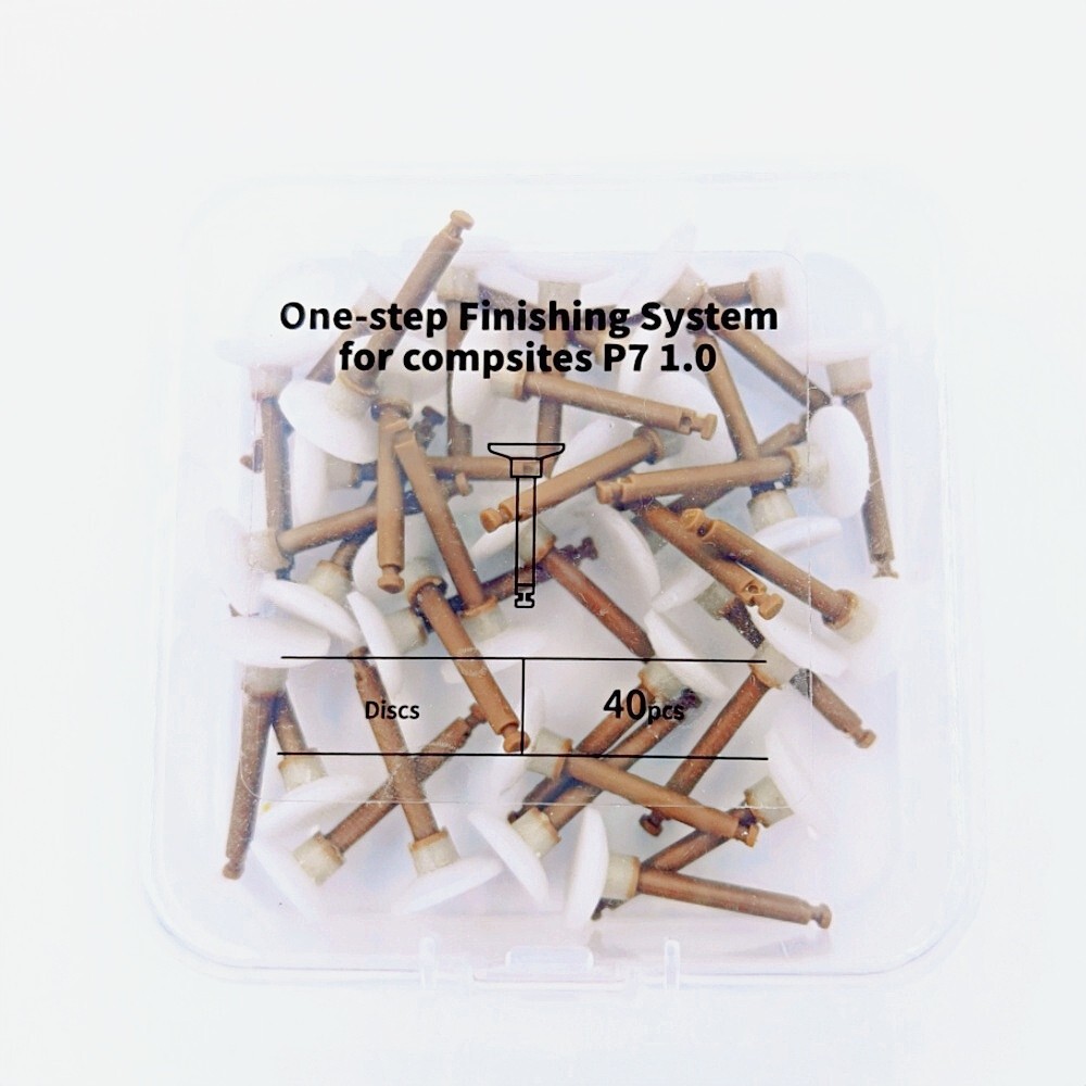 40Pcs/1Box Dental Fit ENHANCE Composite Polishing Finishing Finisher Discs