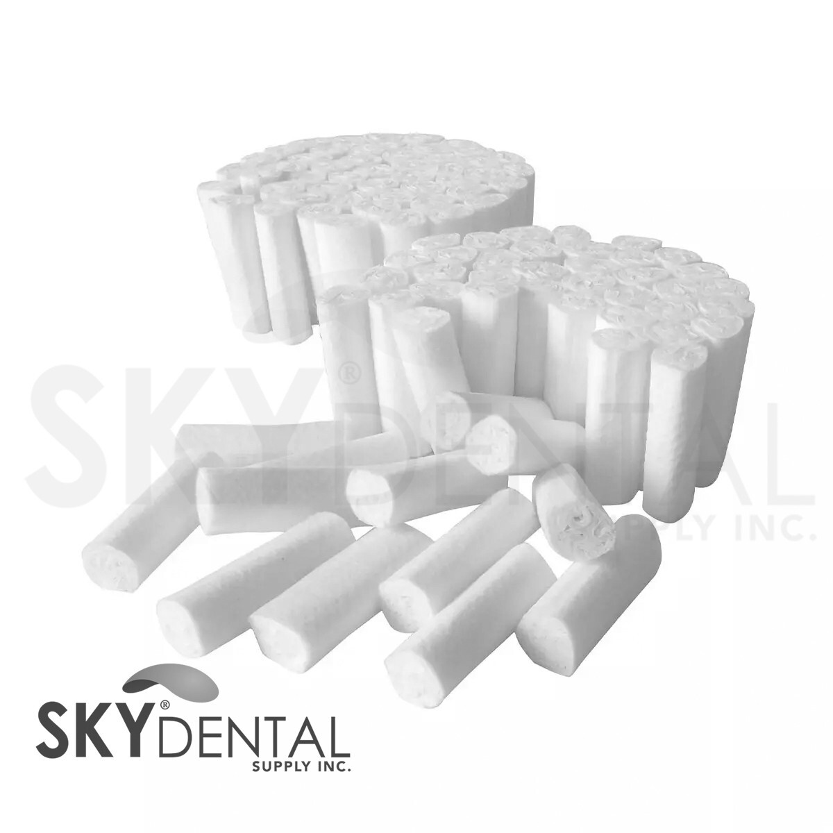 2000x Dental Cotton Rolls Premium Quality Size #2 Medium Nonsterile, 3/8″