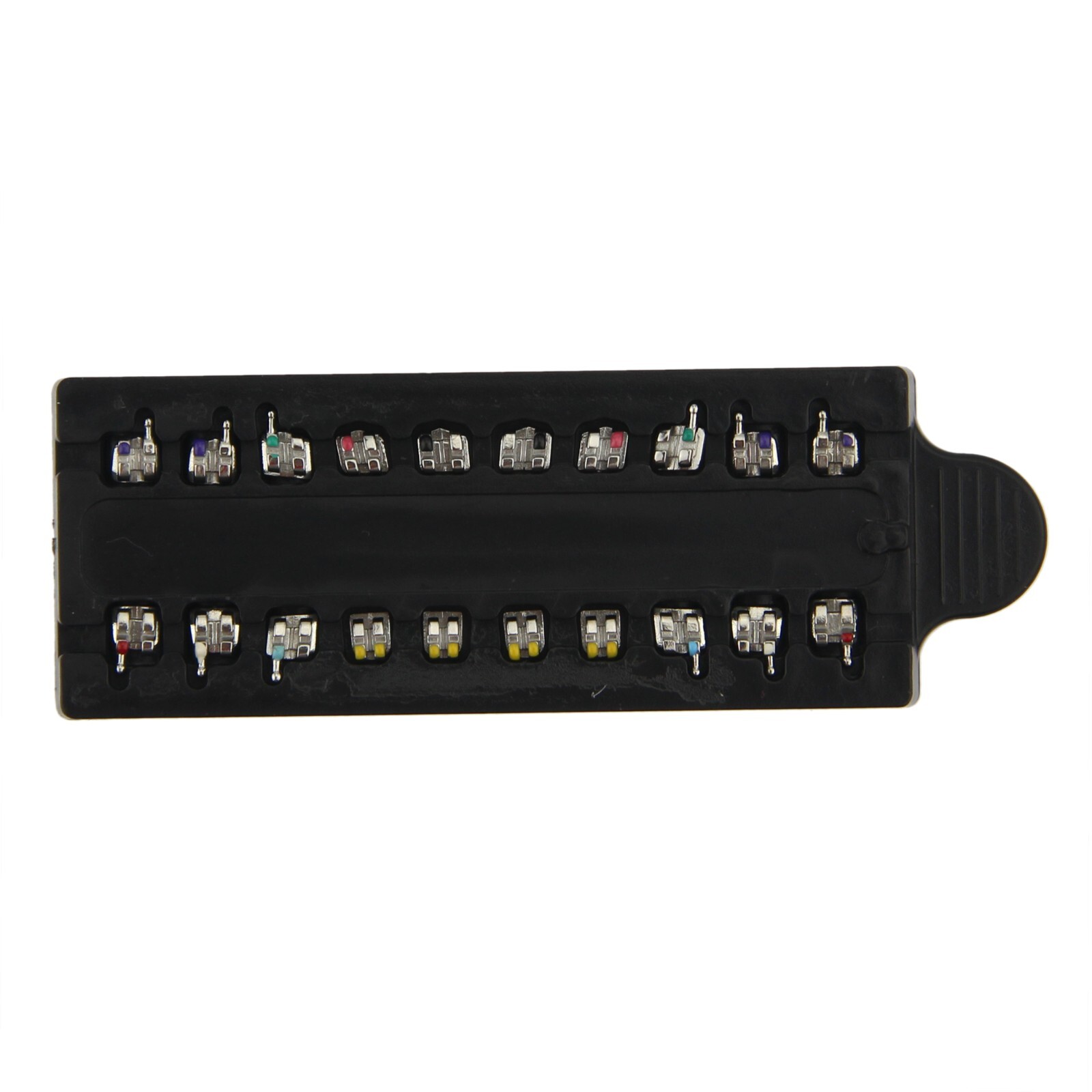 Dental Orthodontic Bracket Braces Metal Mini Roth MBT 018 022 345 Hooks MIM 5-5