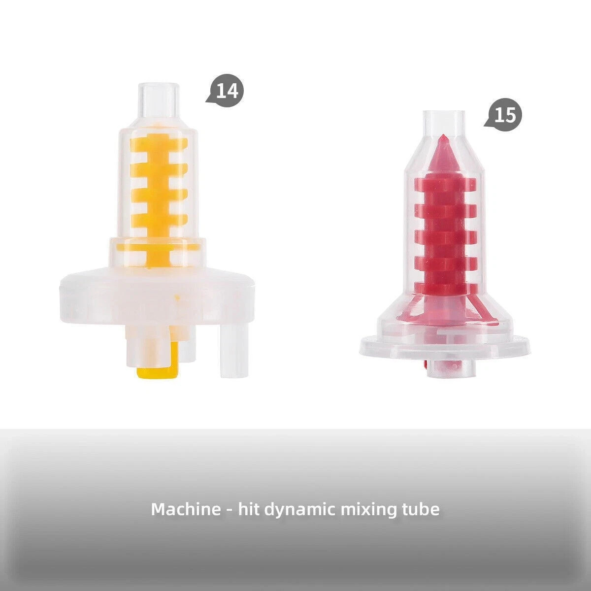 50PCS Dental Disposable Mixing Tips for Impression Material C&B Cements 17 Types