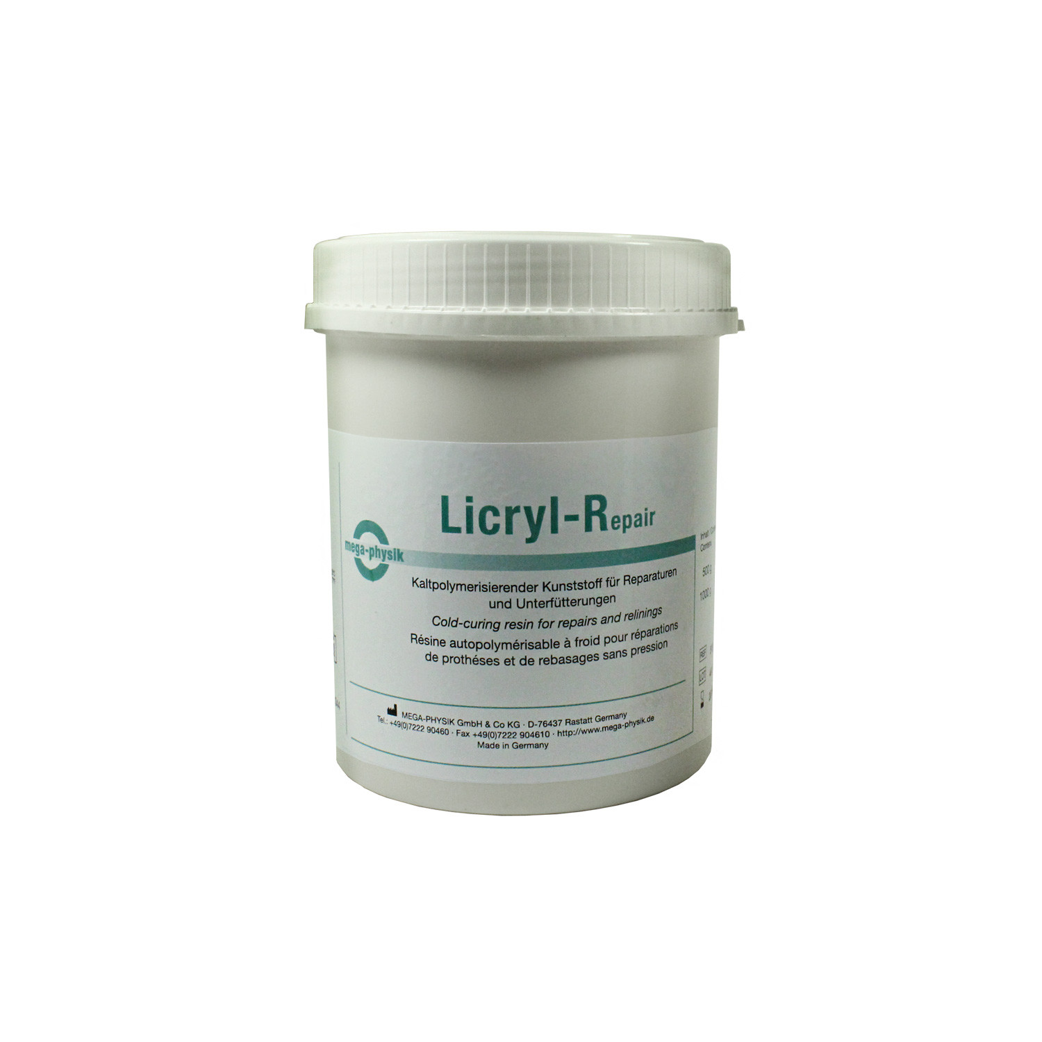 Dental Licryl Repair Full Restoration Acrylic Denture Base Cold Curing Resin
