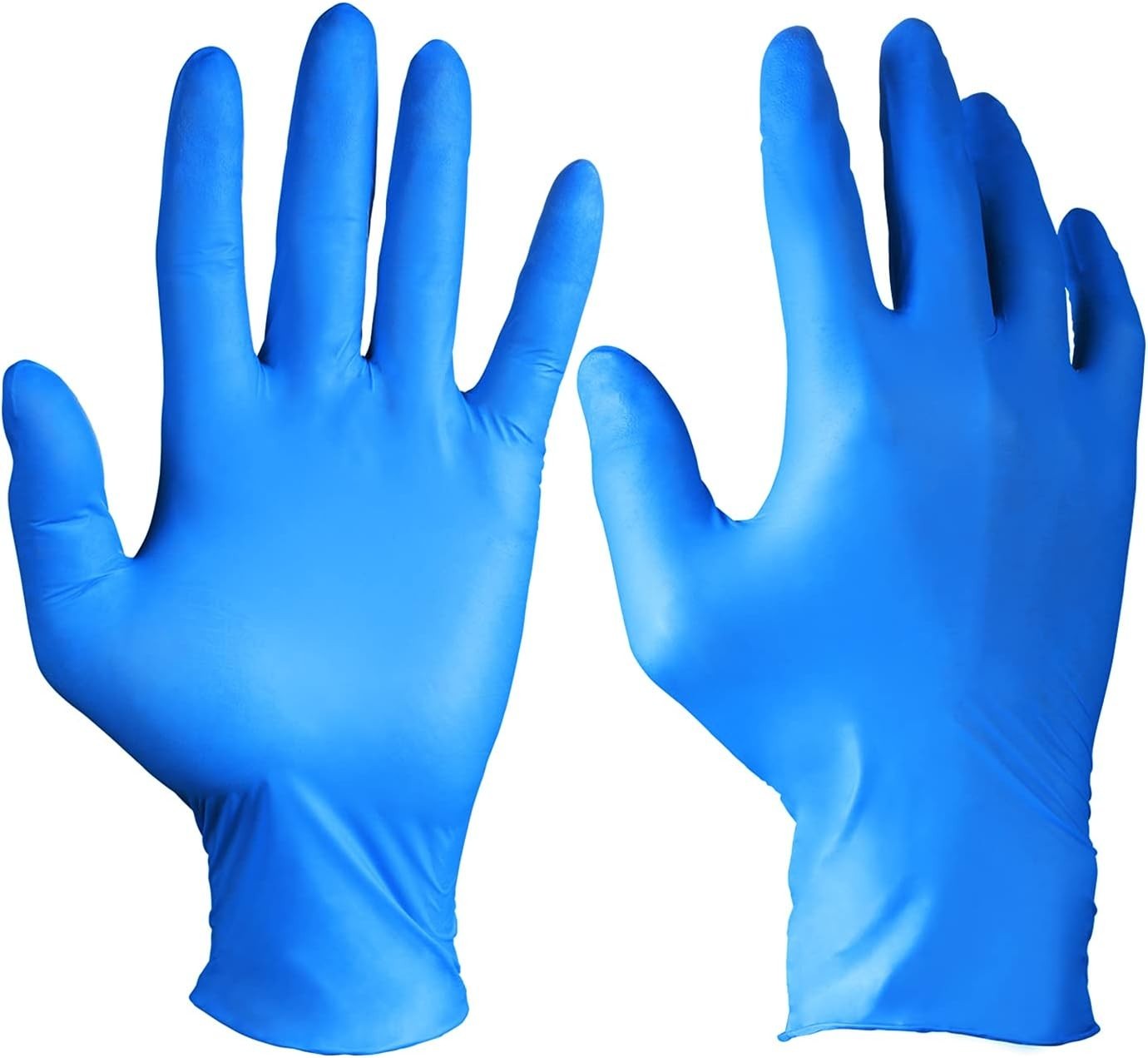 Ambidextrous Waterproof Nitrile Gloves – 50 Pack, Ideal for Hygiene & Cleaning