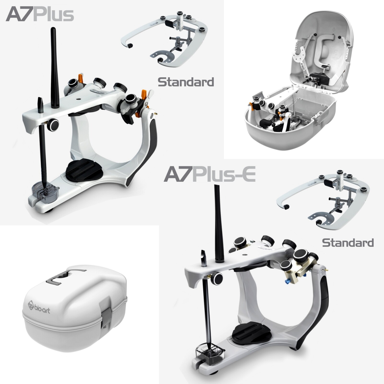 Bioart Dental A7Plus Adjustable Incisal Guide Articulator Standard/Elite Facebow