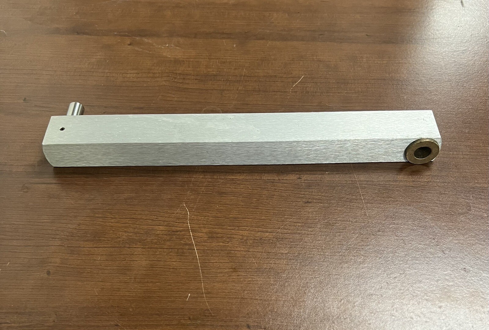 Dental Folding Rigid Arm Section – Brushed Aluminum – 11”