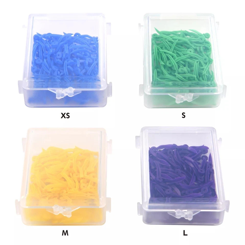 100 Pcs/Box Disposable Plastic Wave Shape Dental Wedges Teeth Wedge Tooth Gap