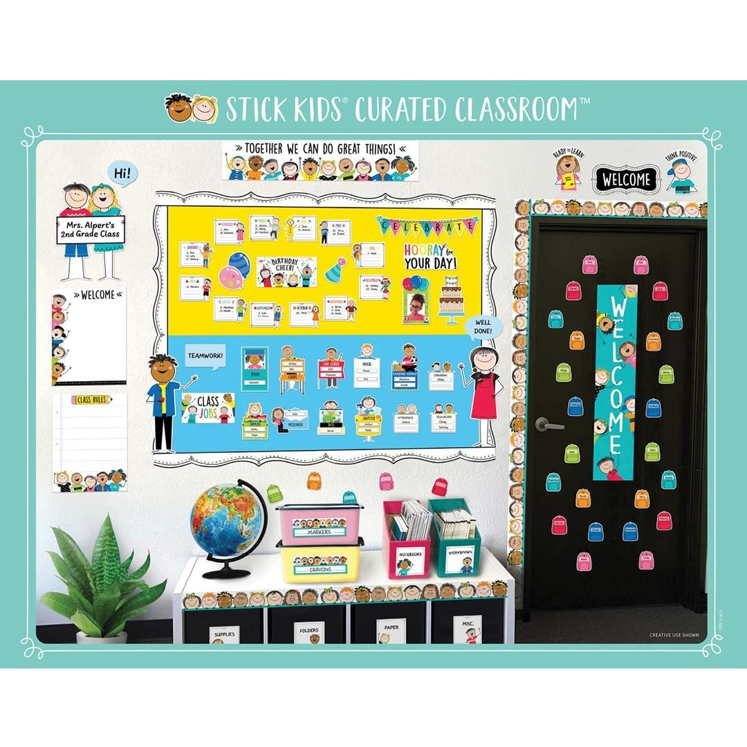 CTP Stick Kids Curated Classroom Décor Mega Pack Creative Teaching Press 10914