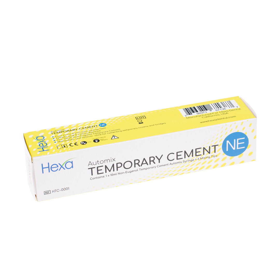 Hygedent HTC-0001 Hexa Non-Eugenol Temporary Cement Syringe 10mL