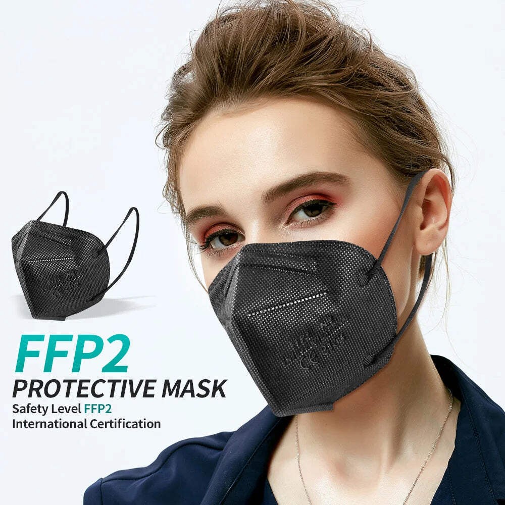 KN95 Face Masks Colors Security Protection Mask 5ply Mask PFF2 N95 Masciarelli