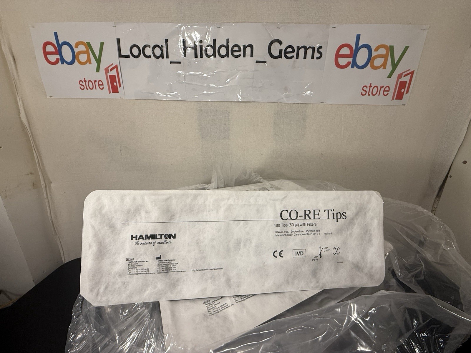 HAMILTON CO-RE TIPS with Filters 7×480 50uL
