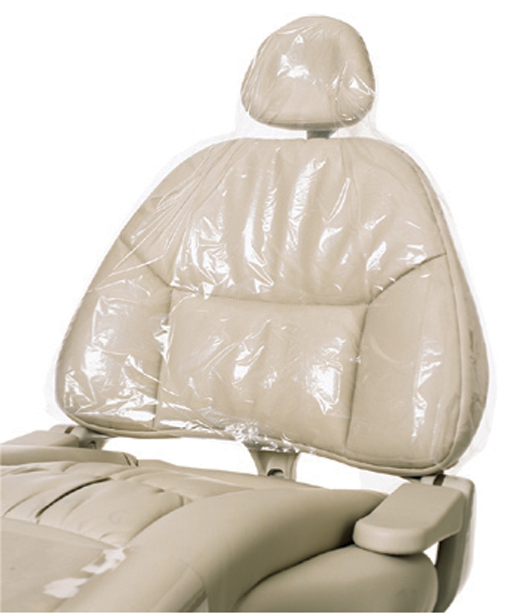 Dental Chair Sleeves Cover Half 27.5″ x 24″ Top Quality Clear Plastic 225/Box