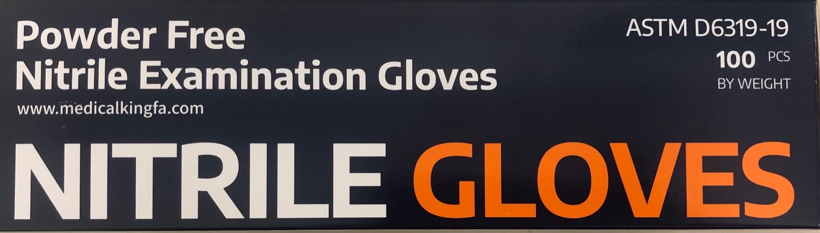 MEDICAL Powder Free NITRILE Examination Gloves, Large, 1000/CS