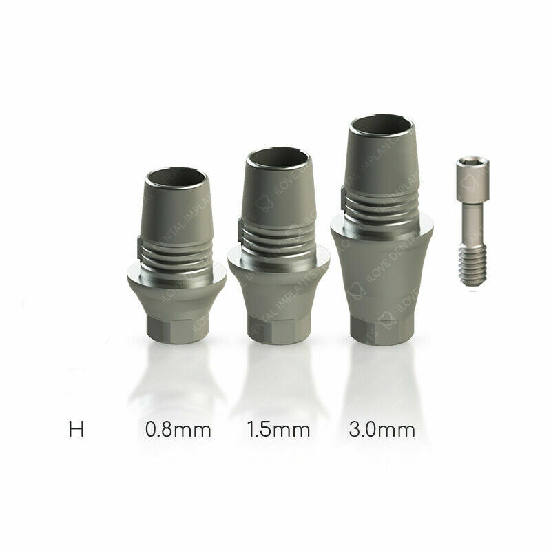 5x Dental CAD/CAM Ti-Base Interface Nobel Active® RP, Sirona® CEREC Compatible
