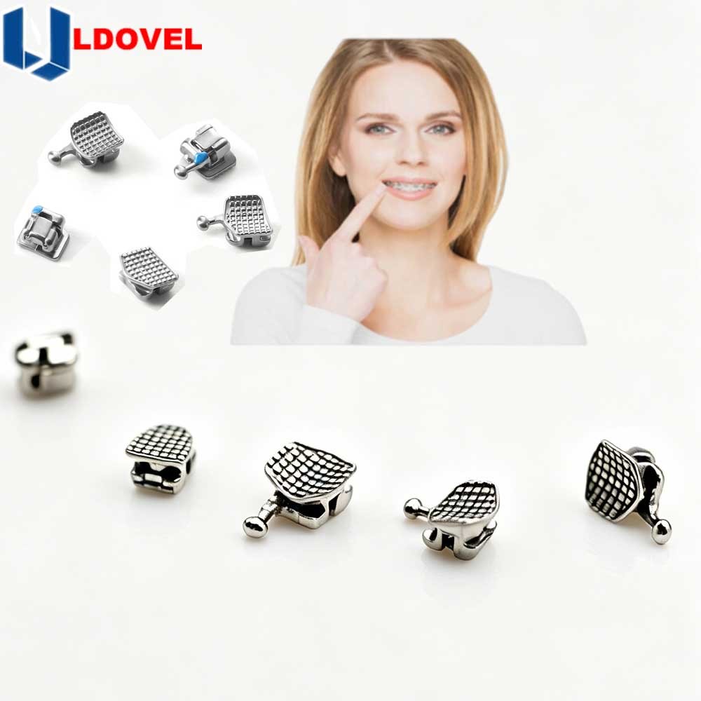 1 box /20pcs Dental Orthodontic Self Ligating Braces Bracket Roth.022 Hooks 345