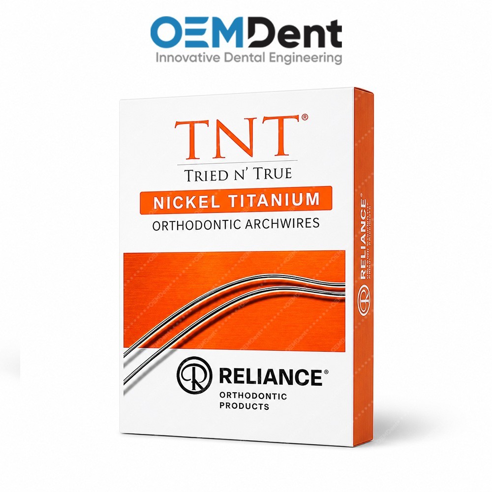 Reliance TNT D-Form NiTi Pre-Stopped Archwires Upper Lower 25 Pack USA Alloy