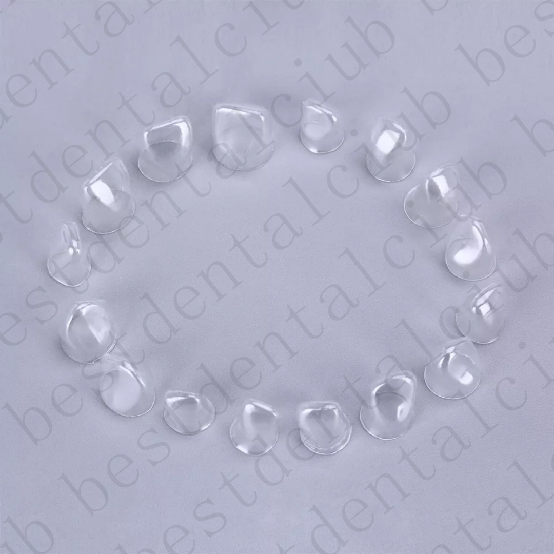 Dental Anterior Transparent Forms For Temporary Crowns No1.910 Kit TOR VM 64Pcs