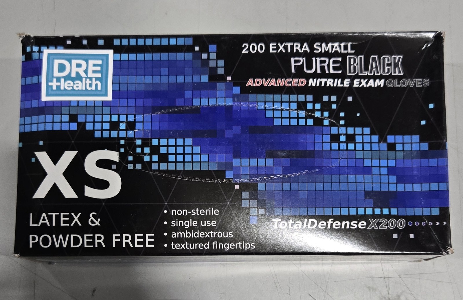 GENERIC NITRILE EXAM GLOVES BLACK 200CT SIZE: XSMALL – BLACK