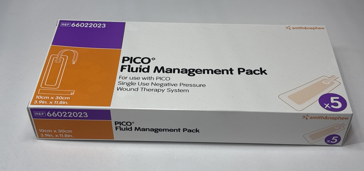 Box of 5 – Smith&Nephew 66022023 PICO Fluid Management Pack Exp 09/2026