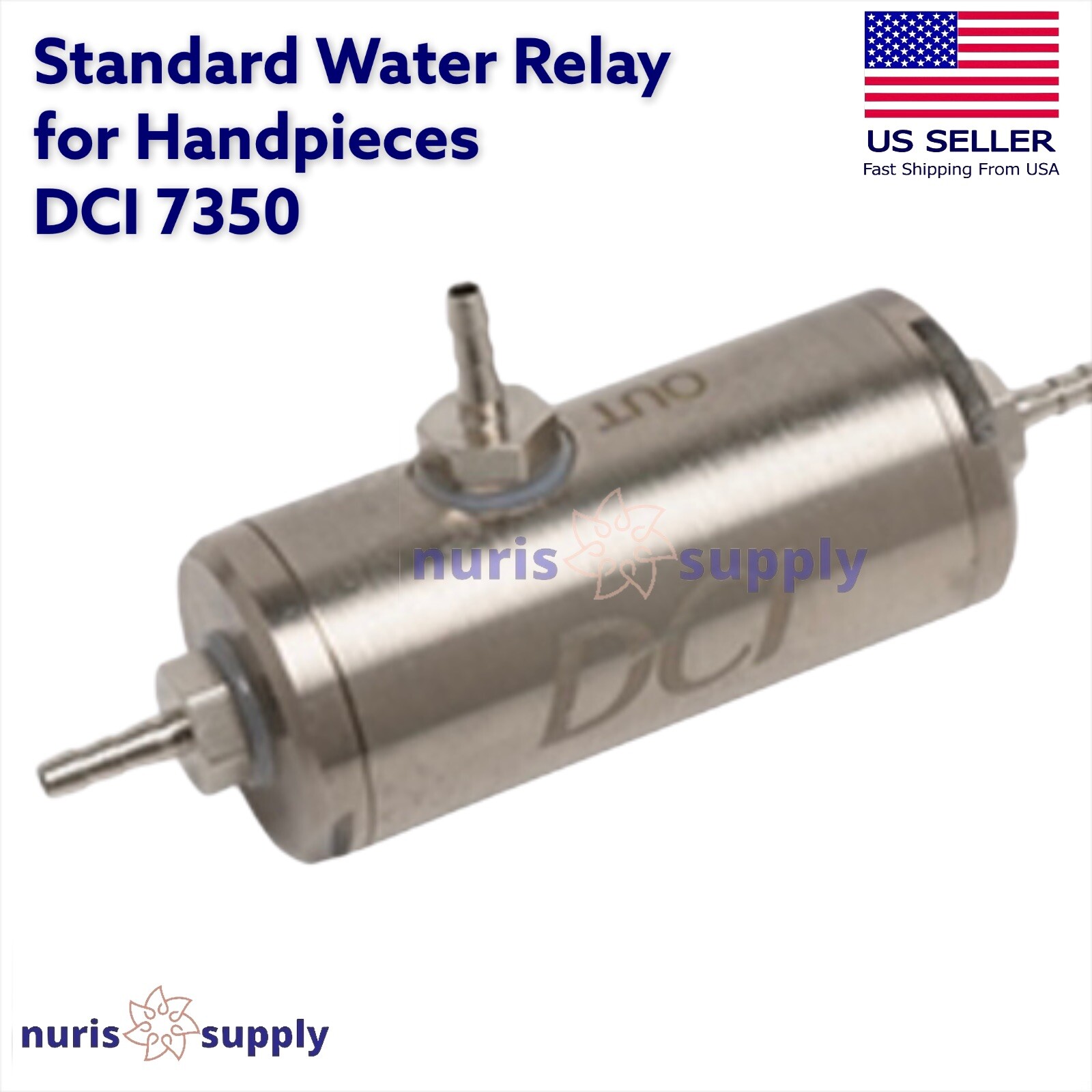 Standard Water Retraction Relay Valve for Handpiece, DCI #7350, 7060