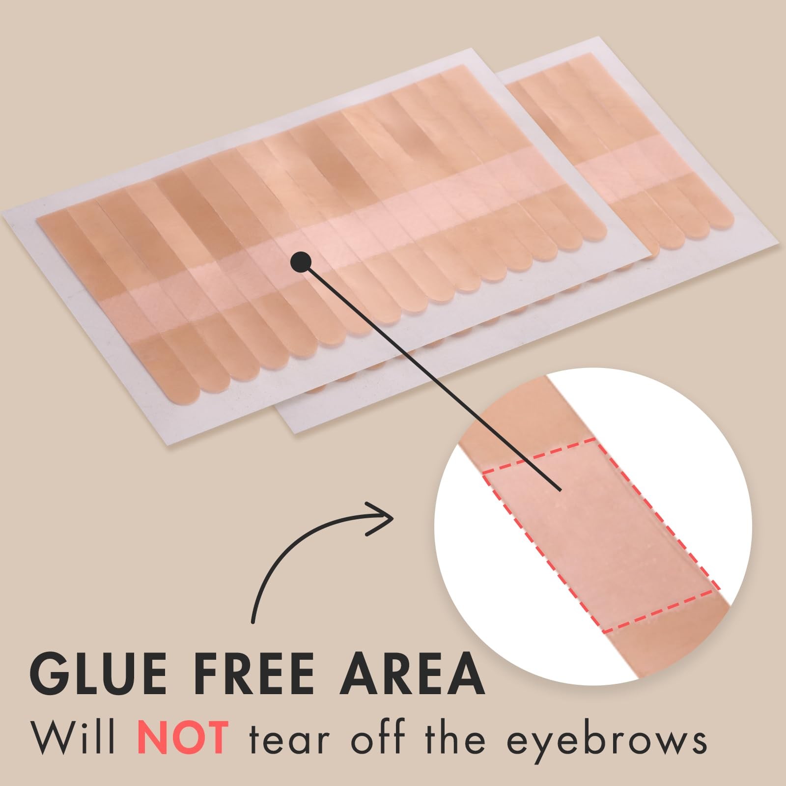 Embagol 800 Pcs Eyelash Extension Tape 0.24″ x 1.97″, Eyelid – 800 pcs