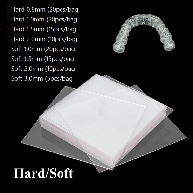 Dental Orthodontic Splint Retainer Vacuum Forming Sheet Thermoforming Soft/Hard