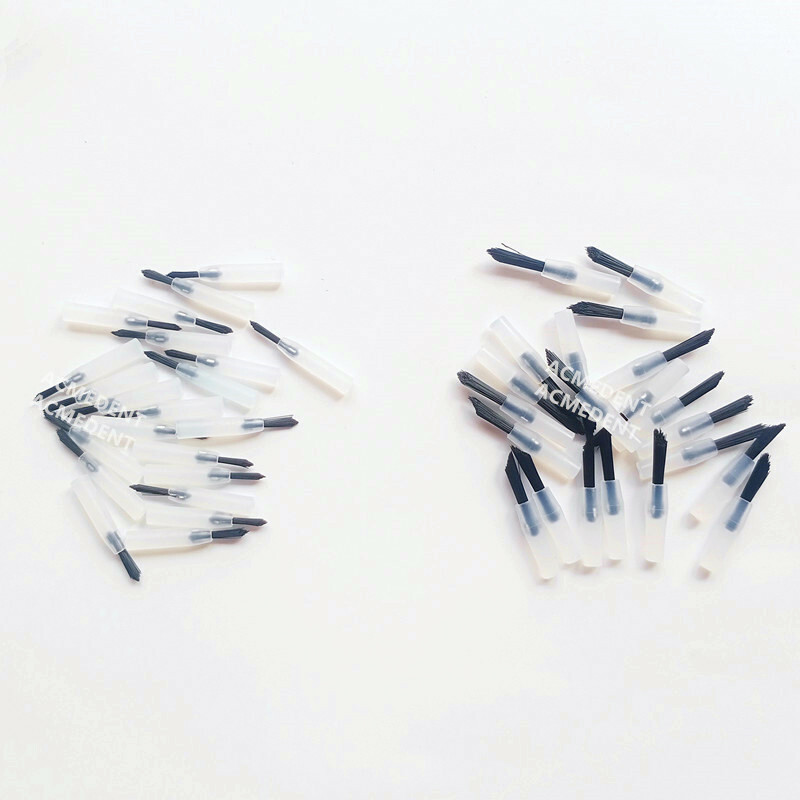 Dental Micro Brushes Composite Resin Disposable Mini Applicator Brush Tips Handl
